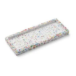 Humdakin Terrazzo tray 10x25 cm, Rainbow