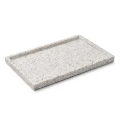 Humdakin Terrazzo tray 30x20 cm, White-brown