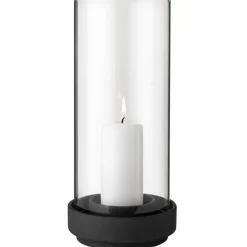 Hurricane lantern black, Large