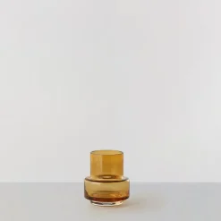 Hurricane tea light no. 25, Amber