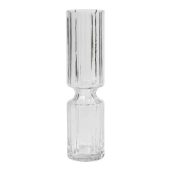 Hyacint glass vase 31.7 cm, clear