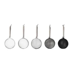 Iittala glass ball Ø8 cm 5-pack, Gray