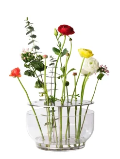 Ikebana vase stainless steel, Large