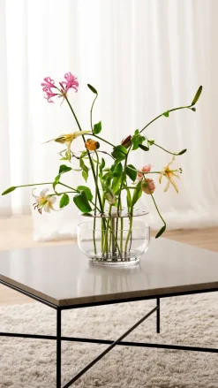 Ikebana vase stainless steel, Large