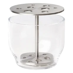 Ikebana vase stainless steel, Small