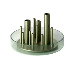 Ikeru vase Forest green, low