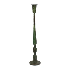 Iliana Candlestick 40 cm, Green