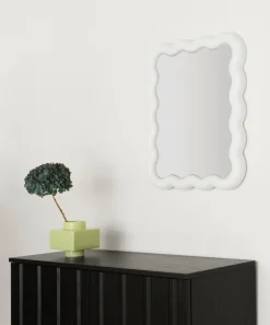 Illu mirror 65x50 cm, White