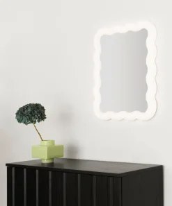 Illu mirror 65x50 cm, White