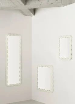 Illu mirror 65x50 cm, White