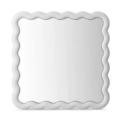 Illu mirror 80x80 cm, White