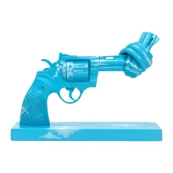 Imagine decoration 30 cm, Blue-white