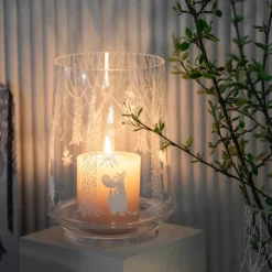 In the Woods lantern/vase 20 cm, clear-white