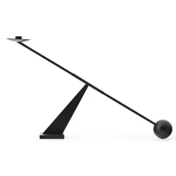 Interconnect candlestick 70 cm, Black