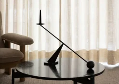 Interconnect candlestick 70 cm, Black