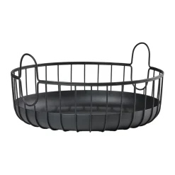 Inu basket Ø38x18 cm, Black
