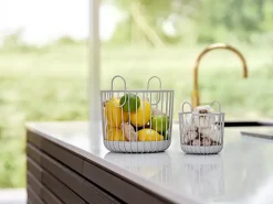 Inu basket 10.5x13.5 cm, Soft grey