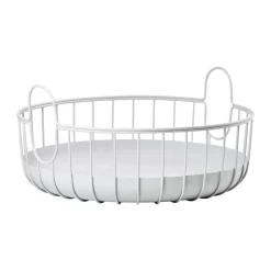 Inu basket Ø38x18 cm, Soft Grey