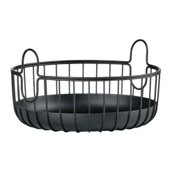 Inu basket Ø22x8 cm, Svart