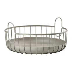 Inu basket Ø38x18 cm, Taupe