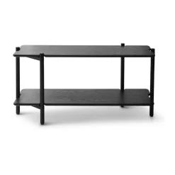 Invi bookshelf 2 shelf module 1, Black box