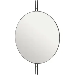 IOI wall mirror Ø80 cm, black