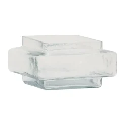 Isla tealight holder Ø12 cm, Clear