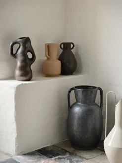 Isolde vase 35 cm, Antique brown