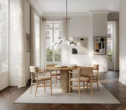 Iwa decorative tray, Birch, Ø20