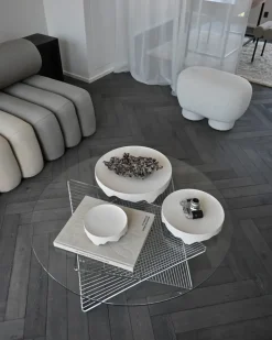 Iwa decorative tray, Birch, Ø20