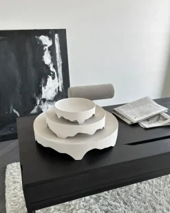 Iwa decorative tray, Birch, Ø20