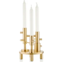 Jaime Hayon candle holder large, Brass