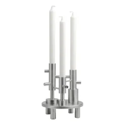 Jaime Hayon candle holder large, Stainless steel