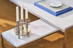 Jaime Hayon candle holder large, Stainless steel