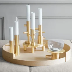 Jaime Hayon Single candle holder brass, #2