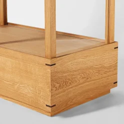 Japanese display cabinet large, Warm oiled oak