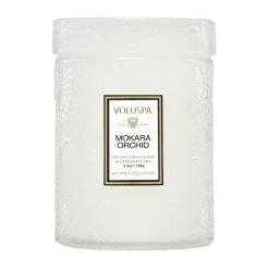 Japonica scented in glass jar 50 hours, Mokara Orchid