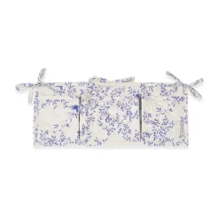 Jardim Satin quilted bed pocket, 18x43 cm