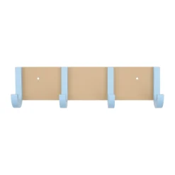 Jay clothing rack 4 hooks, Beige-light blue