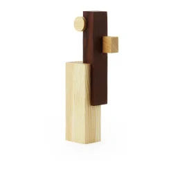 Join sculpture small, Ash-carbonized ash