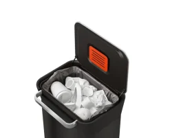 Joseph Joseph Titan trash compactor pedal bin 30 L, Carbon black