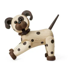 Joy dog decoration 11 cm, Maple