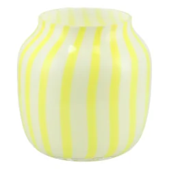 Juice Wide vase 22 cm, yellow
