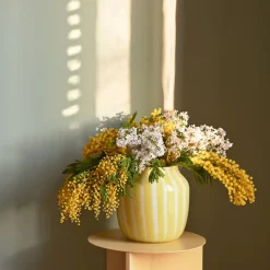 Juice Wide vase 22 cm, yellow