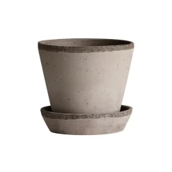 Julie flower pot Ø12 cm, grey
