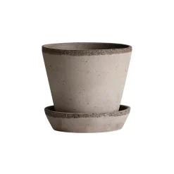 Julie flower pot Ø10 cm, grey