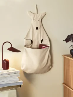 Kangaroo wall storage, Undyed