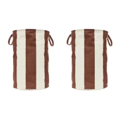 Kara storage basket large Ø38x54 cm, Nutmeg