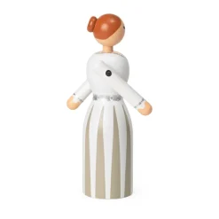 Kay Bojesen bride, Blue-black-white, 12 cm