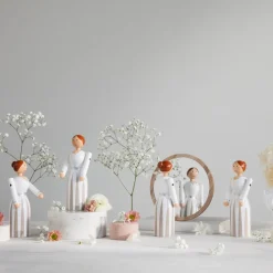 Kay Bojesen bride, White, 17 cm